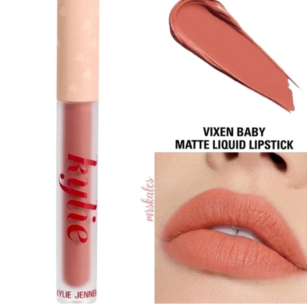 Kylie Cosmetics Liquid Lipstick “Vixen Baby” Cream nude NIB